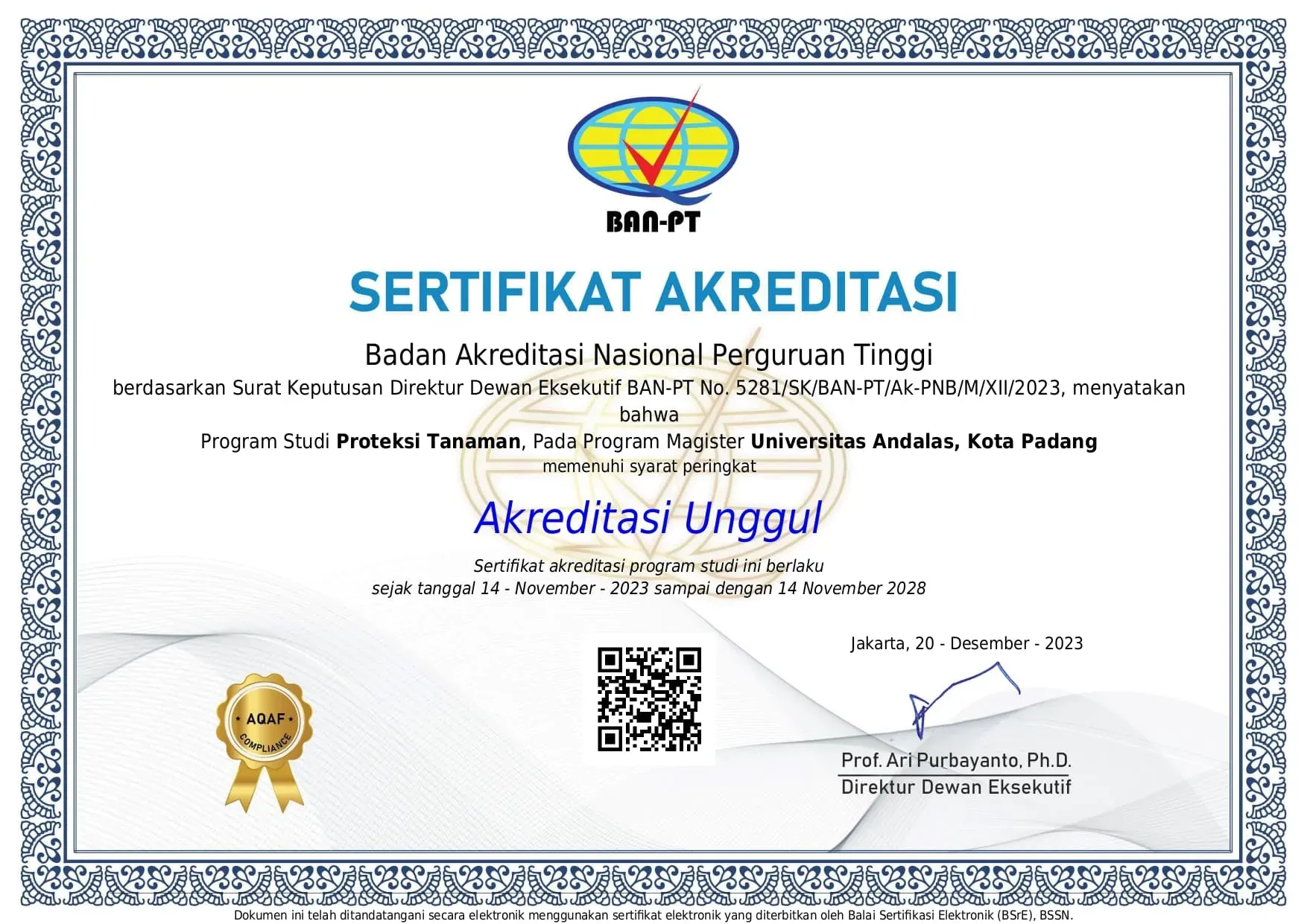Akreditasi S2