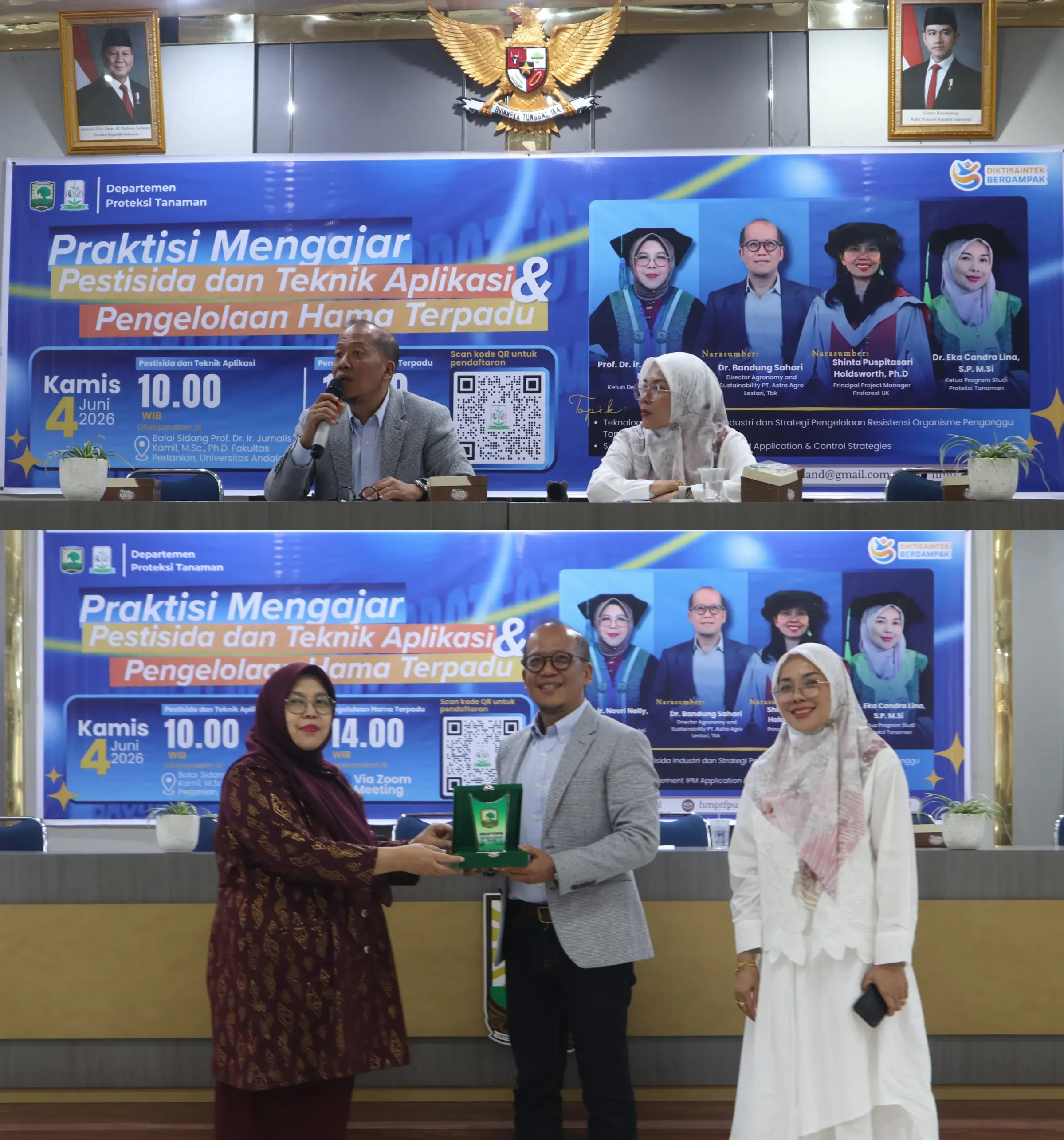 Dr. Bandung Sahari Berbagi Pengalaman tentang Aplikasi Pestisida dan Pengelolaan OPT Perkebunan Sawit