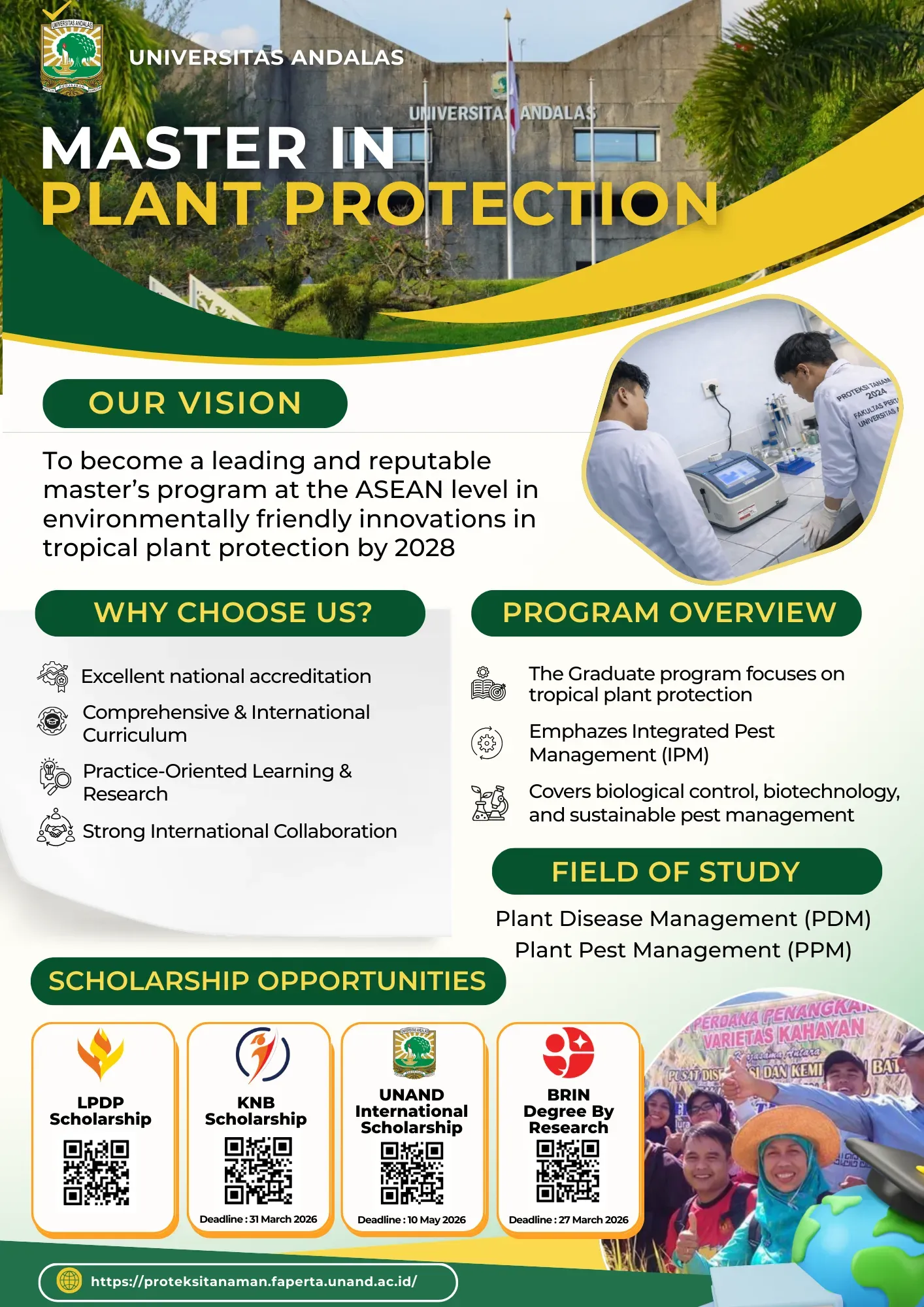 Kuliah di Program Magister Proteksi Tanaman