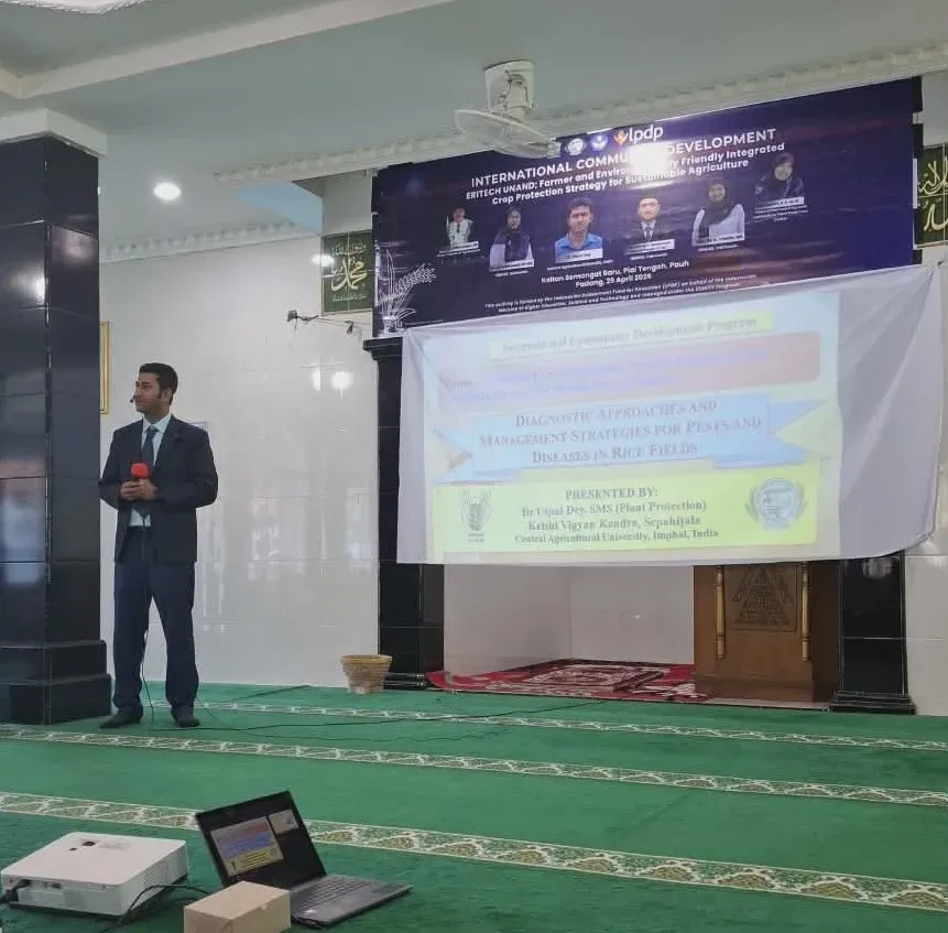 ERITECH UNAND Dorong Budidaya Padi Ramah Lingkungan di Kota Padang