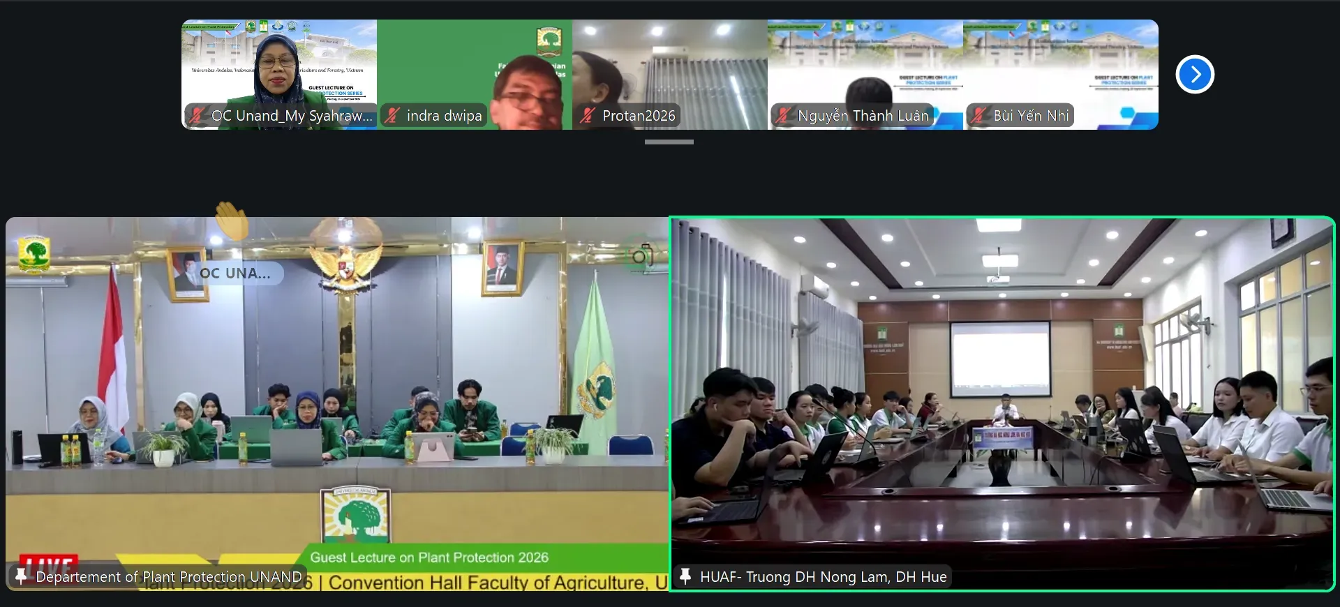 Proteksi Tanaman Unand dan HUAF perkuat kolaborasi melalui GLPP